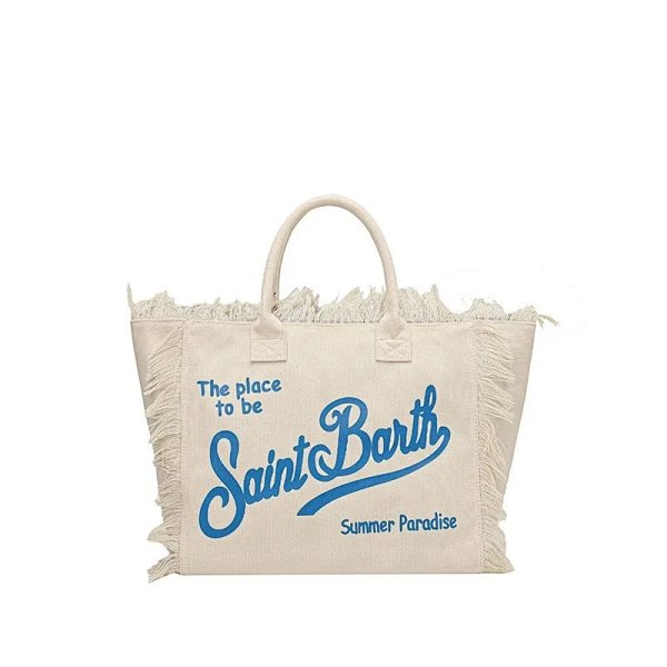 Design Saint Barth Summer Paradise Tote Bag Beige Tote Bag product listing in Litbuy spreadsheet finds