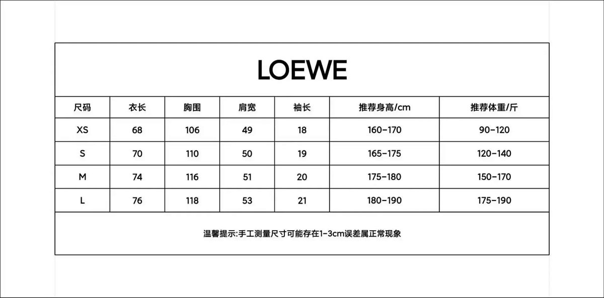 Loewe Anagram Logo White T-Shirt product detail 2 in Litbuy spreadsheet finds