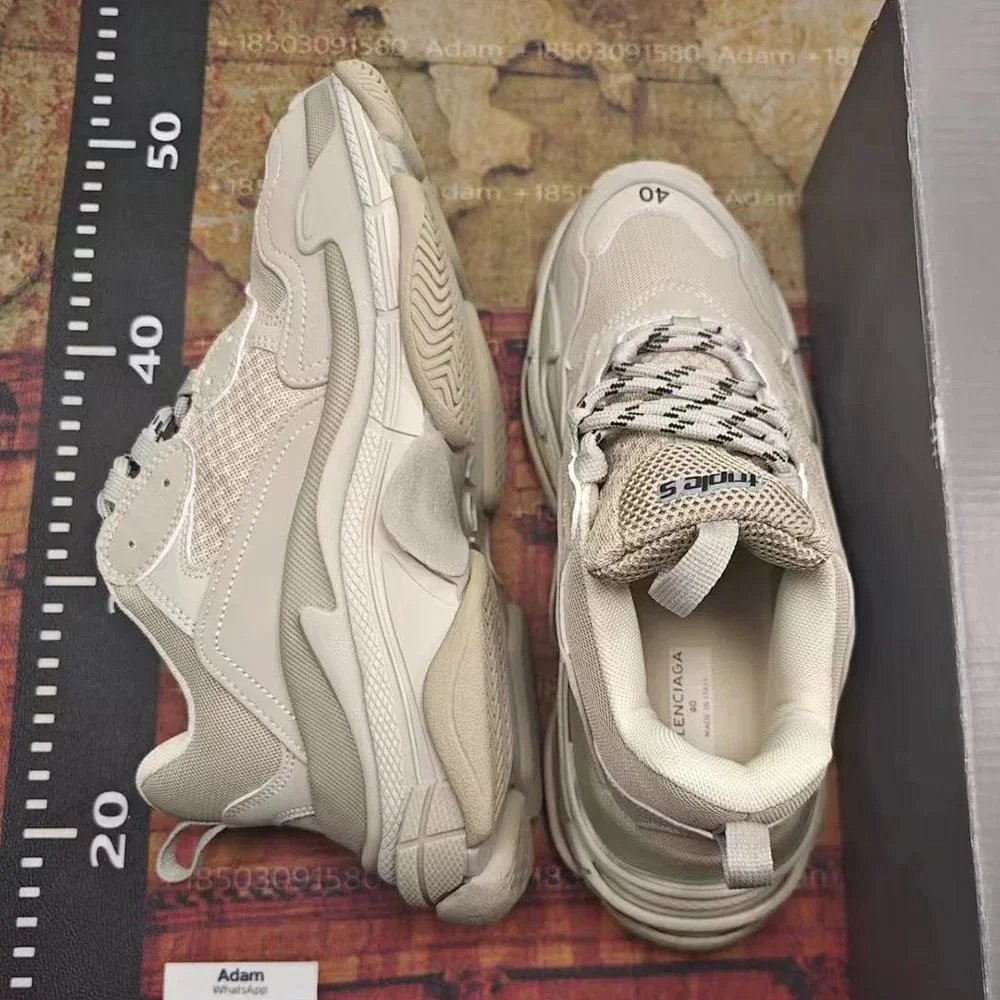 Balenciaga Triple S Beige Chunky Sneakers product detail 3 in Litbuy spreadsheet finds