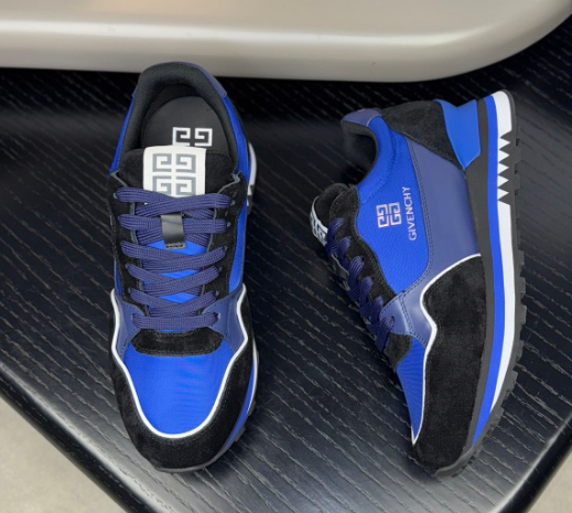 Givenchy Givenchy Blue & Black Low-Top Sneakers Blue