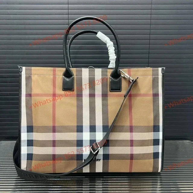 Burberry Handbags Check Top-Handle Handbag product detail image 4
