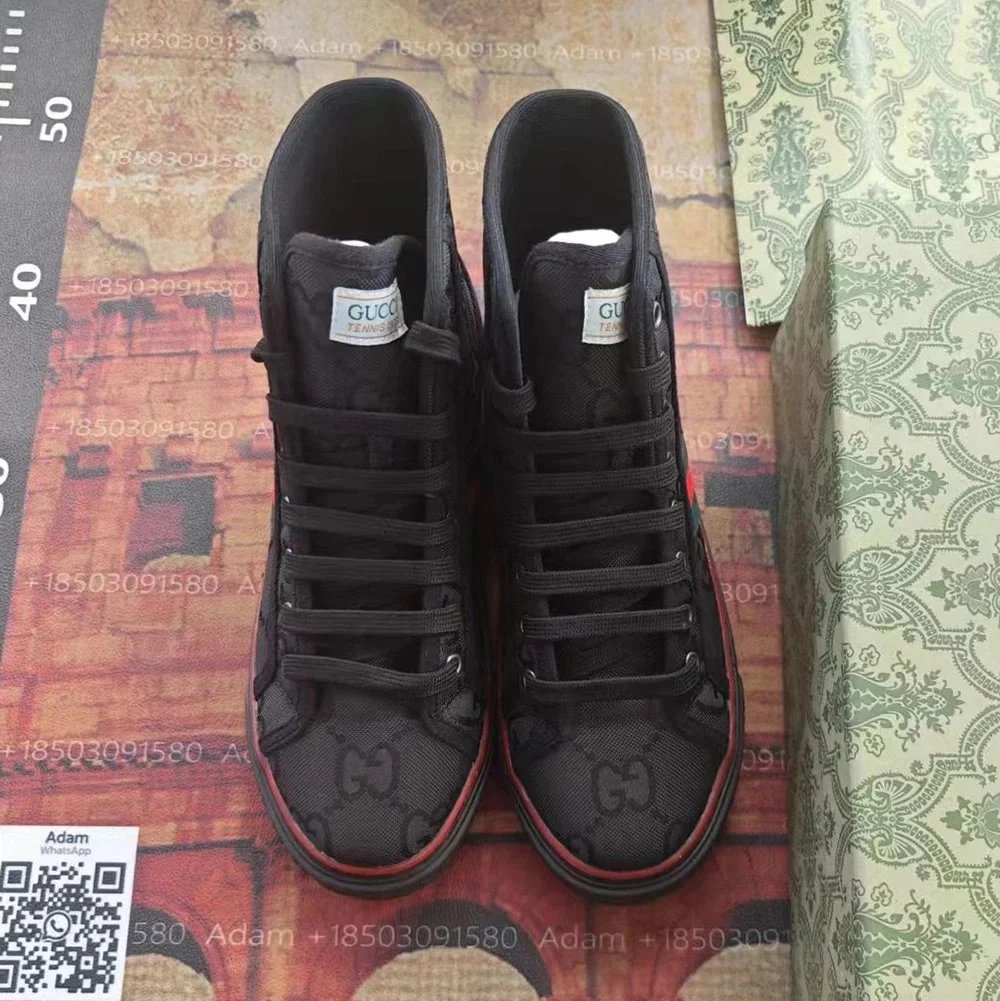 Gucci Black Tennis Sneakers