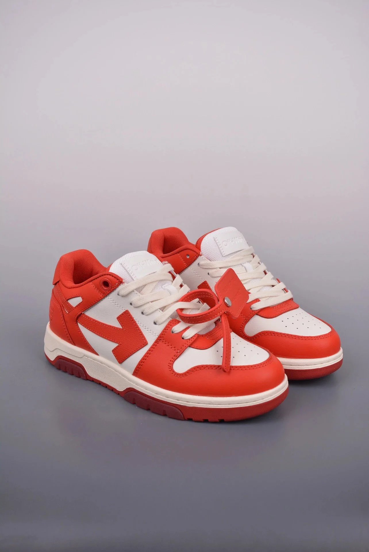 Off-White Arrow Low Blue and White Sneakers - 6