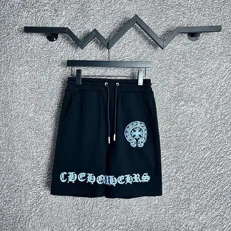 OK Embroidered Drawstring Shorts Gray - 6