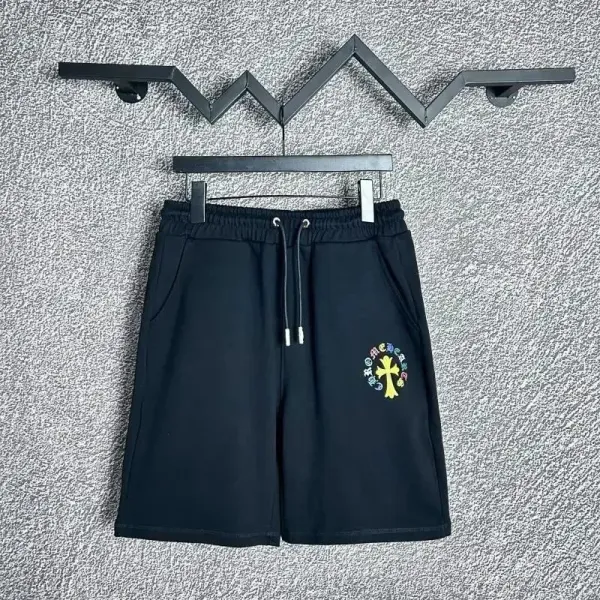 OK Embroidered Drawstring Shorts Gray - 3