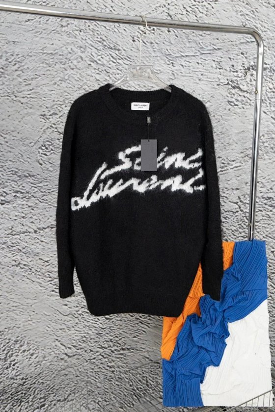 Factory High-Quality Mohair Long Sleeve Sweater