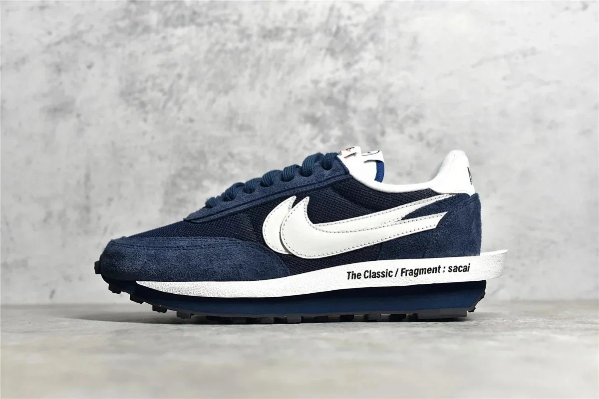 Nike x Sacai LDWaffle Burgundy Blue Multicolor Sneakers Chunky Sneakers product detail 9 in Litbuy spreadsheet finds