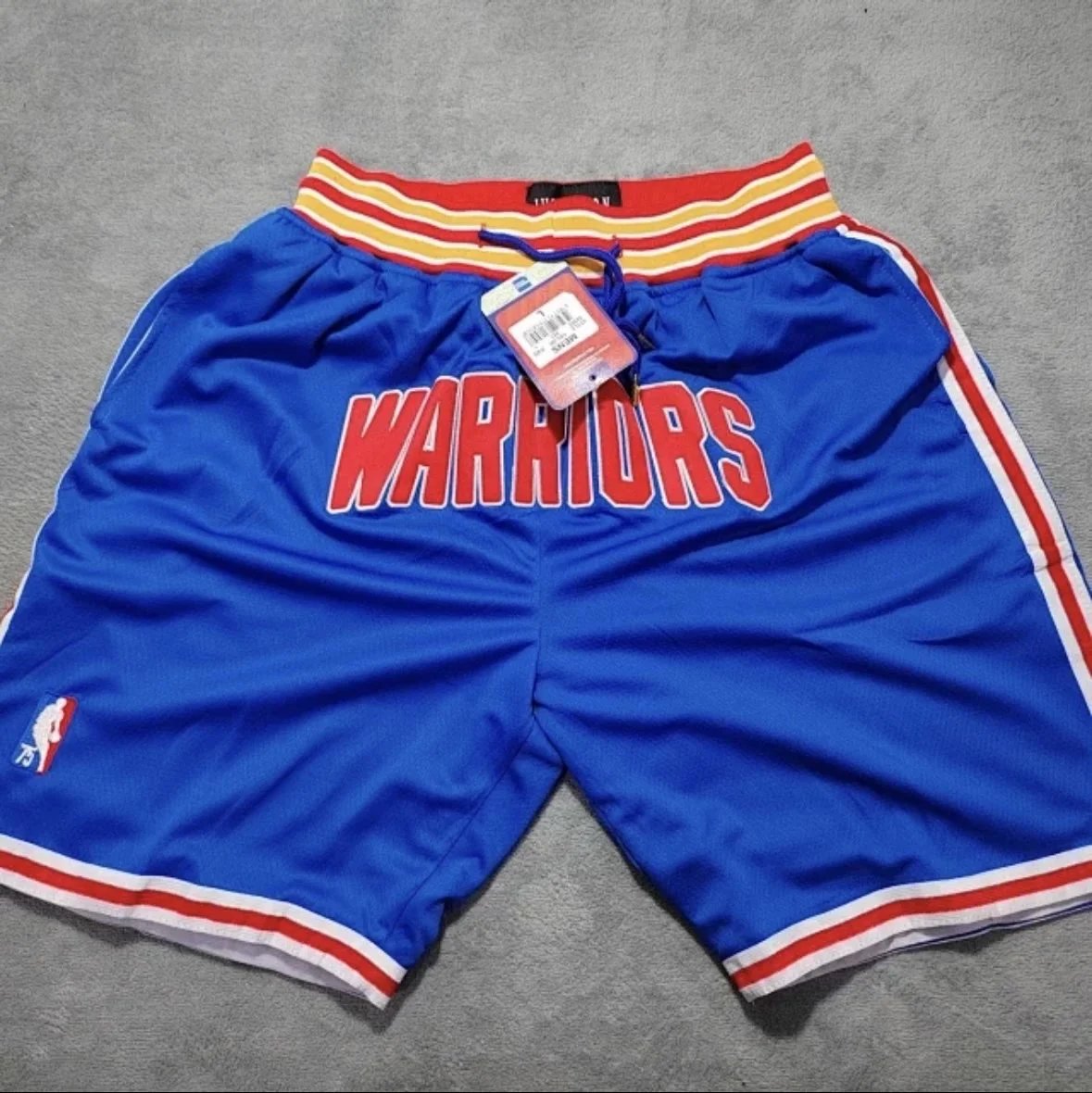 Mitchell & Ness Mitchell & Ness Warriors Blue Basketball Shorts Blue