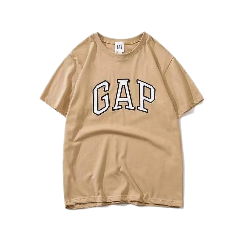GAP GAP Men's Khaki Letter Logo T-Shirt Beige