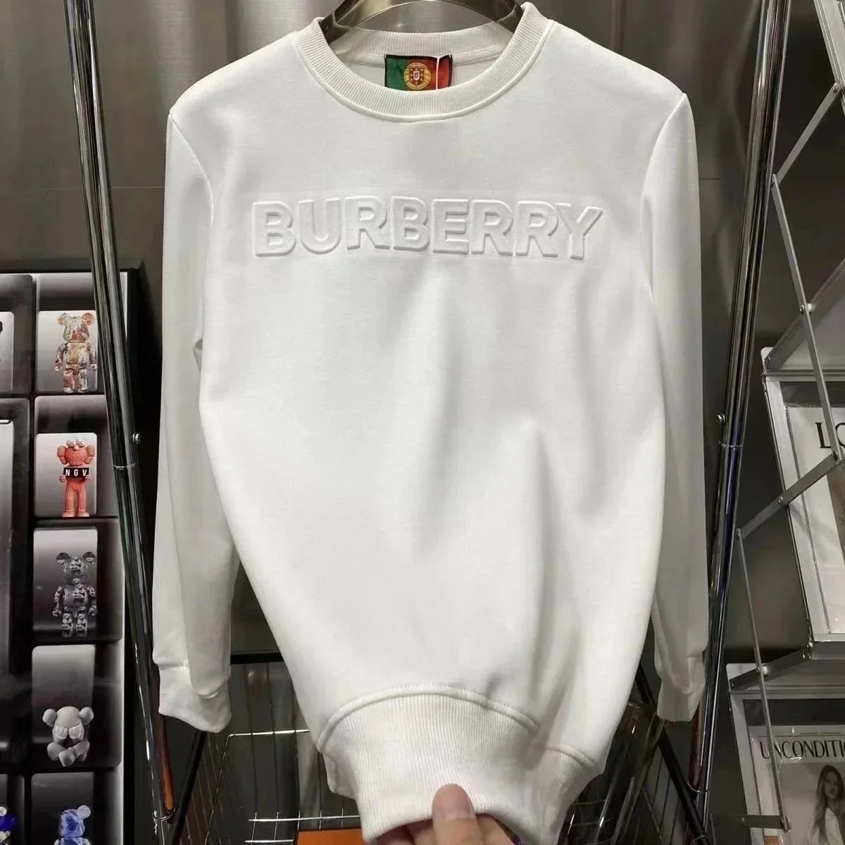 Burberry Embossed Logo Sweatsh