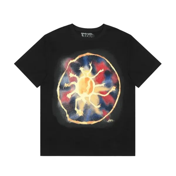 Rödeo Spiderweb Graphic White T-Shirt - 4