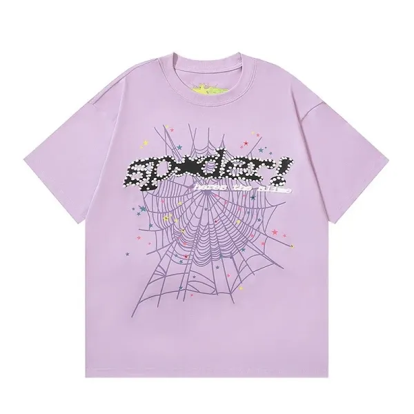 Spider 555 Spiderweb Graphic Red T-Shirt - 9