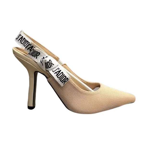 Dior J'Adior Slingback Stiletto Heels Beige Stilettos product listing in Litbuy spreadsheet finds