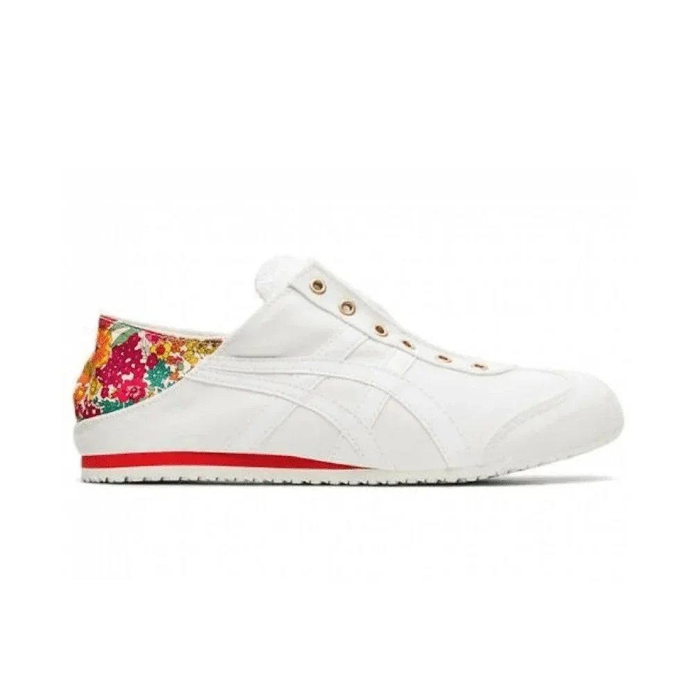 Onitsuka Tiger Onitsuka Tiger Mexico 66 White Red Floral Sneakers White