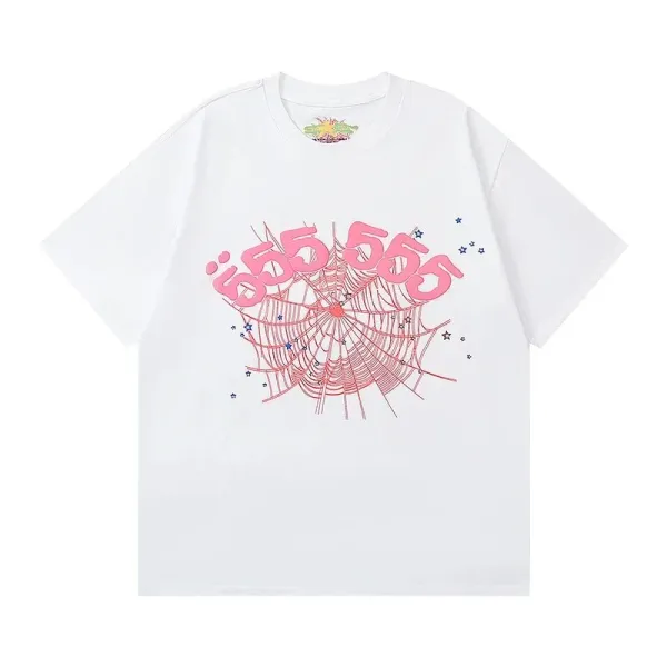 Spider 555 Spiderweb Graphic Red T-Shirt - 2