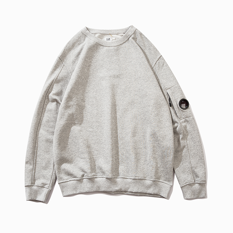 C.P. Company Navy Hoodie with Lens Patch - 8