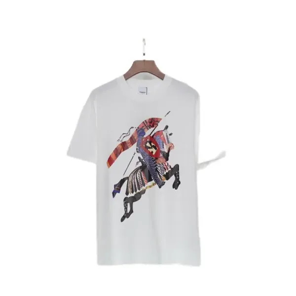 Burberry Samurai Print White T-Shirt - 1
