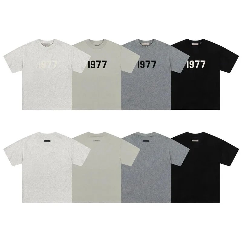 Essentials FG 1977 Black Beige Gray Olive Yellow Coral Casual T-Shirt