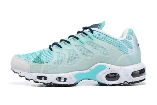 Nike Air Max Plus Turquoise Speckled White Running Shoes - 1