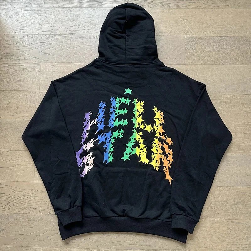 Hellstar Star Graphic Hoodie Black product detail 2 in Litbuy spreadsheet finds