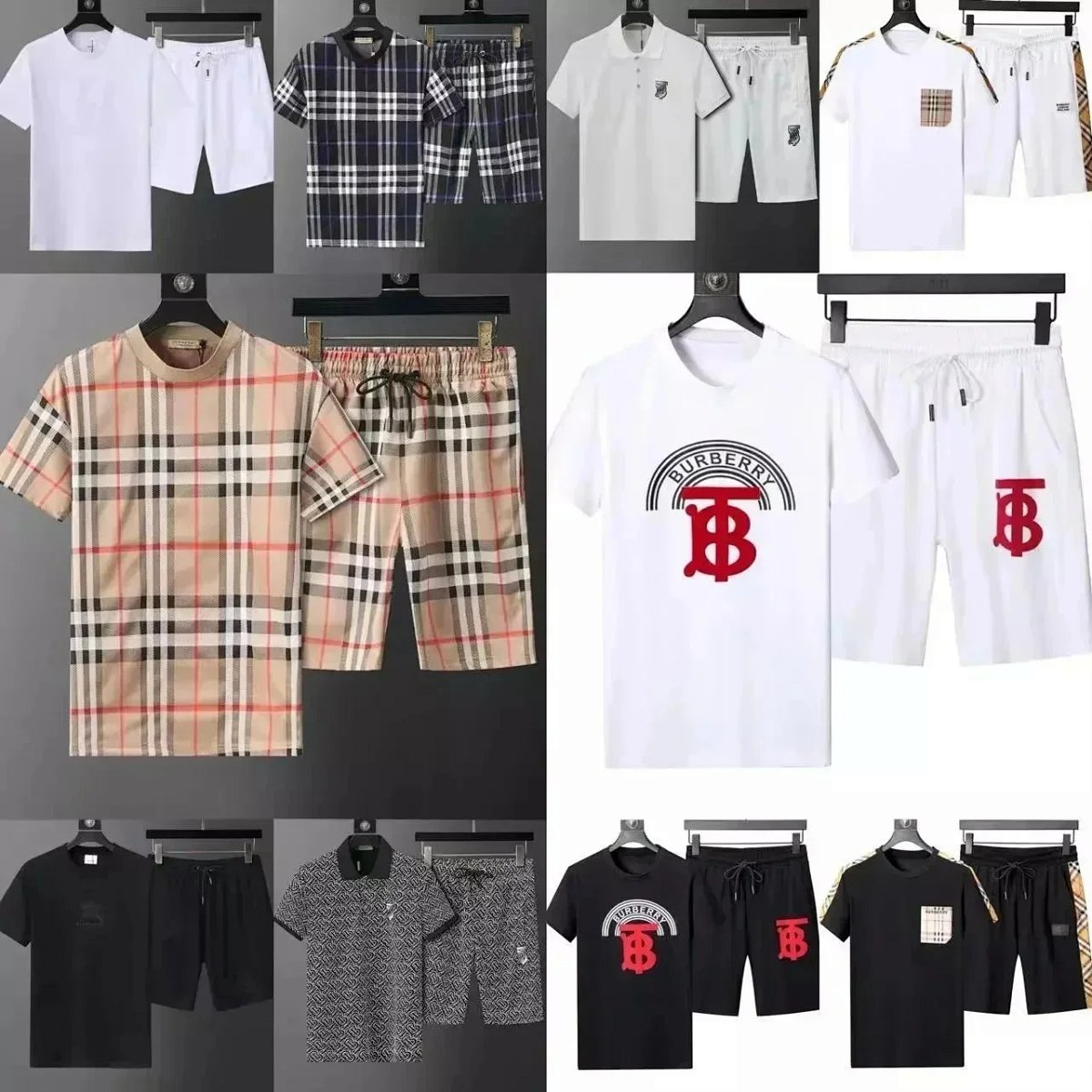 Design White Embroidered Logo Polo and Shorts Set Casual Set product detail 2 in Litbuy spreadsheet finds