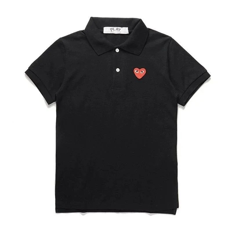Comme des Garçons PLAY Heart Logo Polo Shirt - 002158