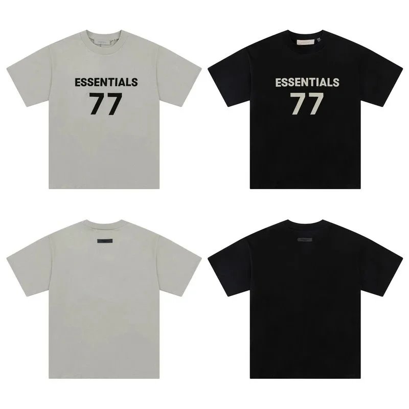 Essentials FG 1977 Black Beige Gray Olive Yellow Coral Casual T-Shirt