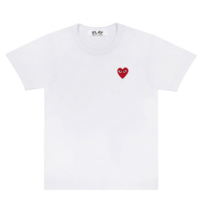 White and Red Heart