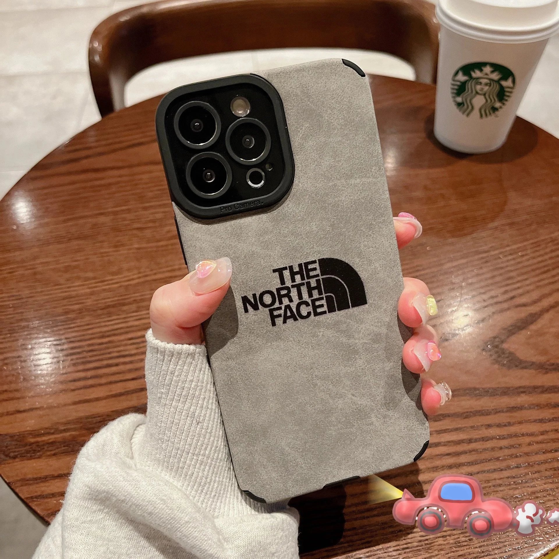 浅灰色北面 option