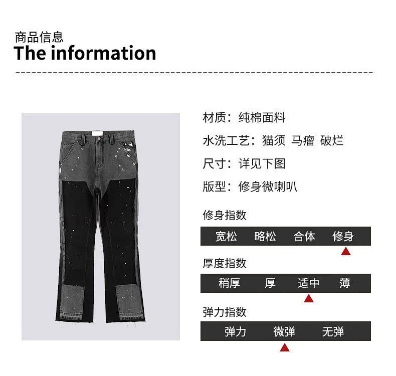 Design Utility Cargo Jeans Black product detail 2 in Litbuy spreadsheet finds