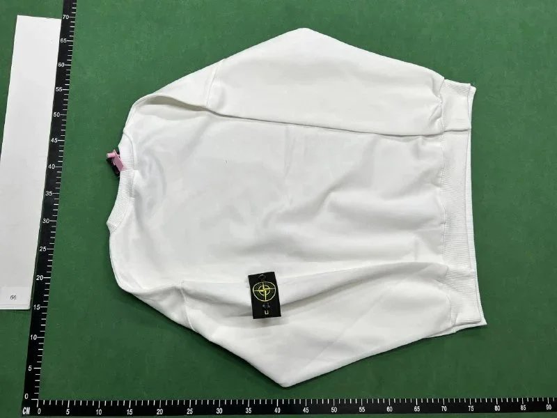 Stone Island Black Zip-Up Hooded Sweatshirt