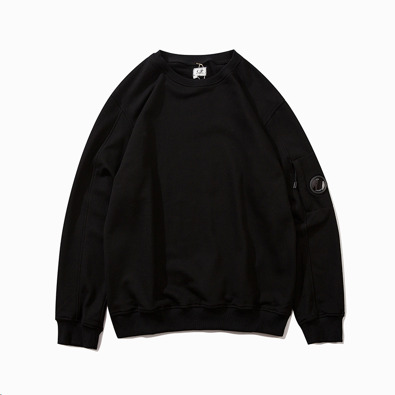 C.P. Company Navy Hoodie with Lens Patch - 9