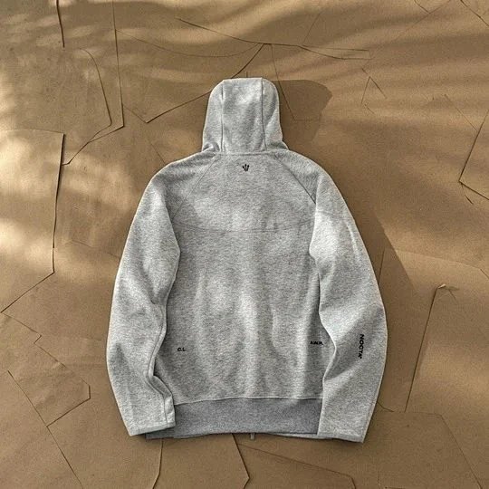 Nike NRC Tech Fleece Hoodie Gray Full-Zip Hoodie product detail 2 in Litbuy spreadsheet finds