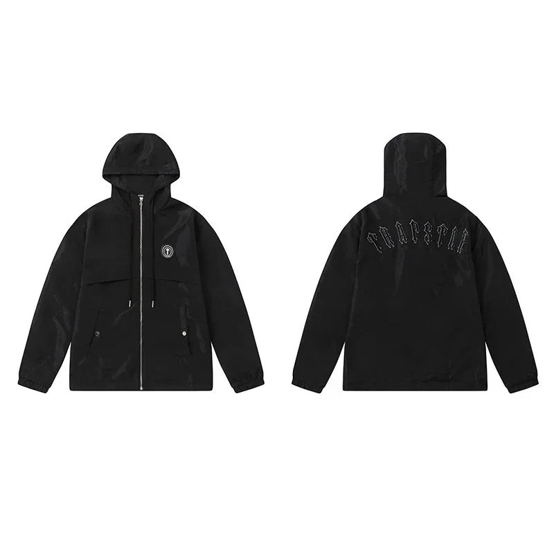 Trapstar Trapstar Black Camo Windbreaker Jacket Black