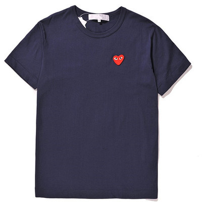 Navy blue, red heart