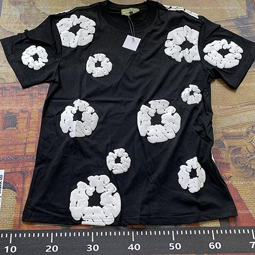 Design 3D Floral Appliqué Black T-Shirt and Shorts Set Casual Set product detail 2 in Litbuy spreadsheet finds