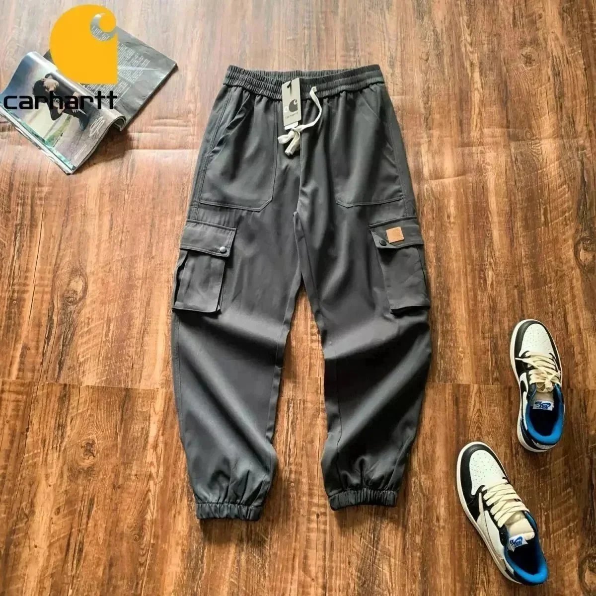 Carhartt Carhartt WIP Cargo Pants in Dark Grey Grey