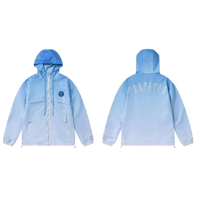 Trapstar Trapstar Light Blue Gradient Windbreaker Jacket Blue