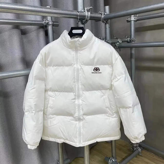 Balenciaga Down Jackets Stand-Collar Quilted Puffer Jacket product detail image 4