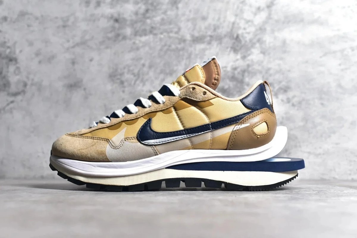 Nike x Sacai LDWaffle Burgundy Blue Multicolor Sneakers Chunky Sneakers product detail 2 in Litbuy spreadsheet finds