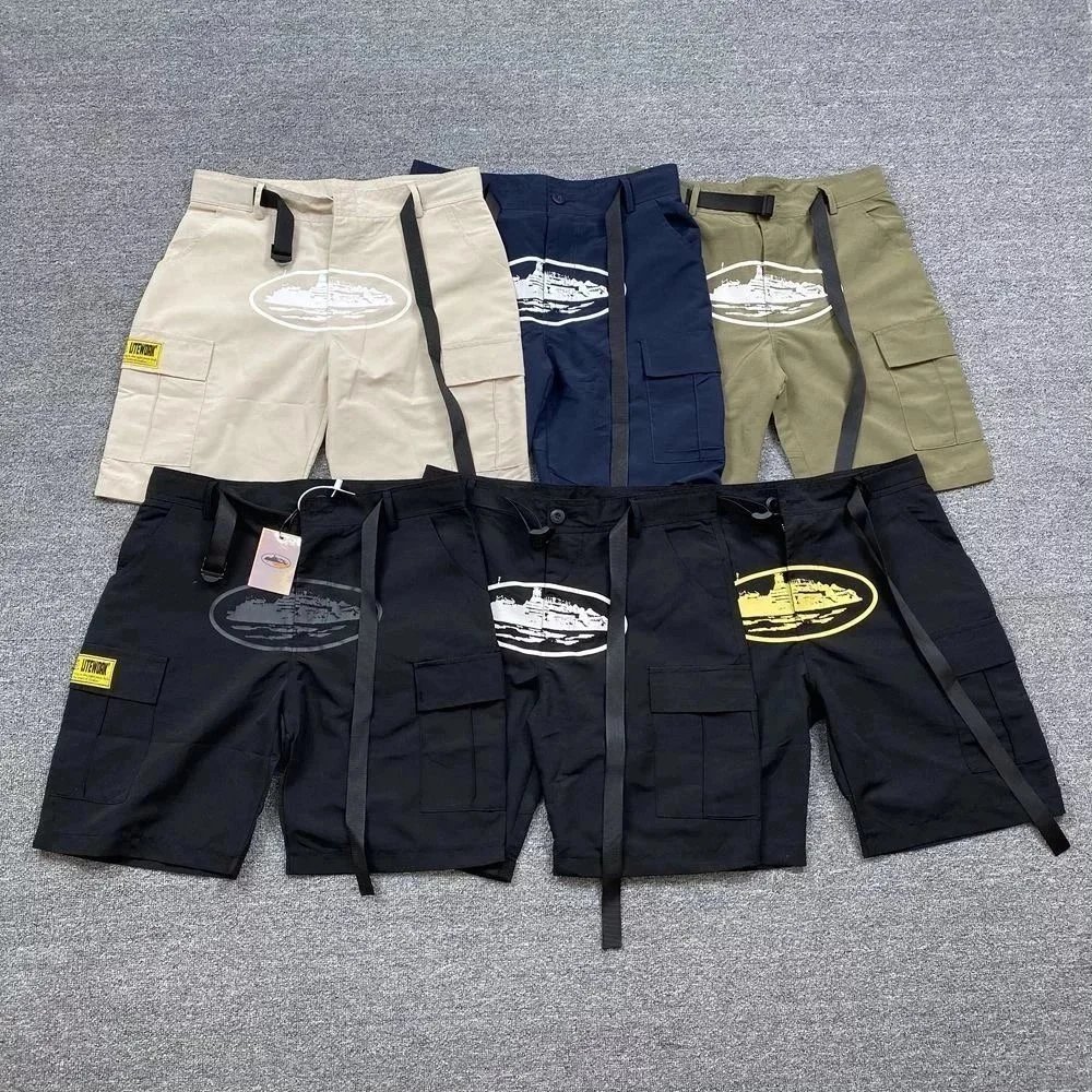 Stone Island Cargo Shorts Olive Beige Black Utility