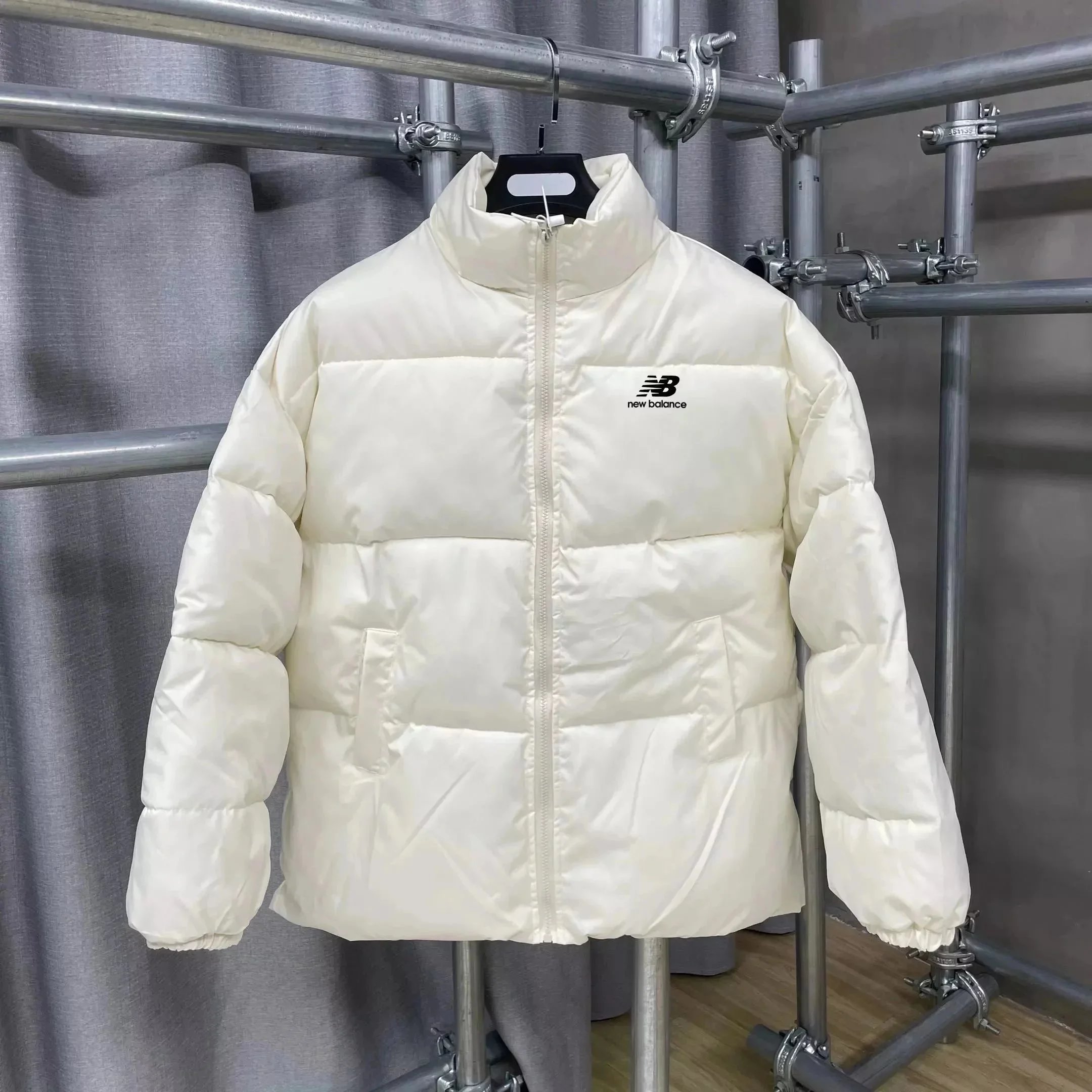 Balenciaga Down Jackets Stand-Collar Quilted Puffer Jacket — 23