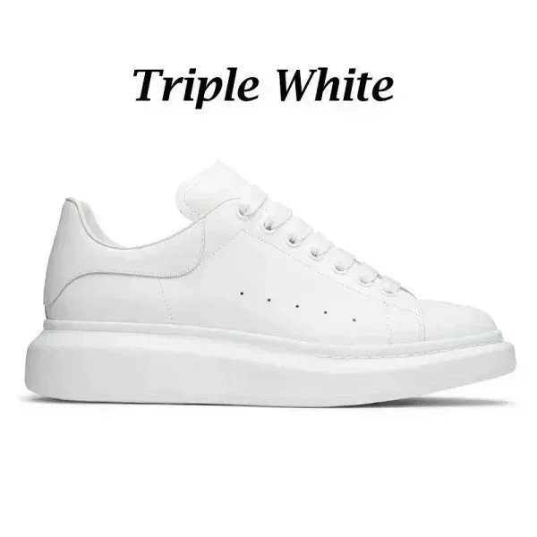 Alexander McQueen Alexander McQueen Triple White Sneakers White