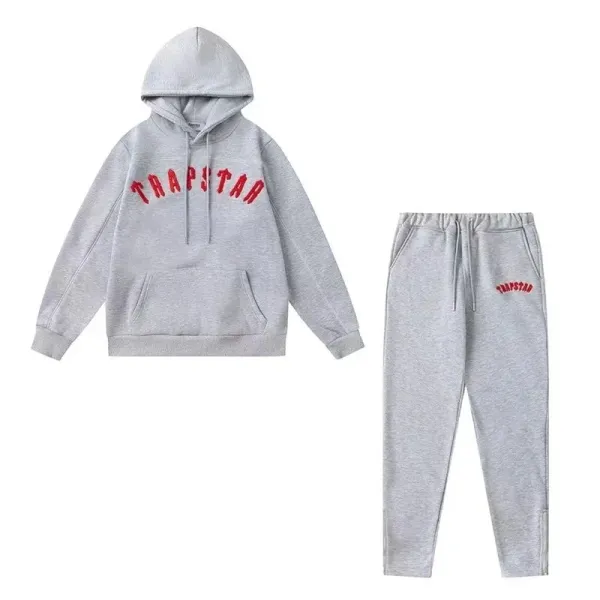 Traphouse x It's A Secret Hoodie and Sweatpants Set Black Multicolor - 5