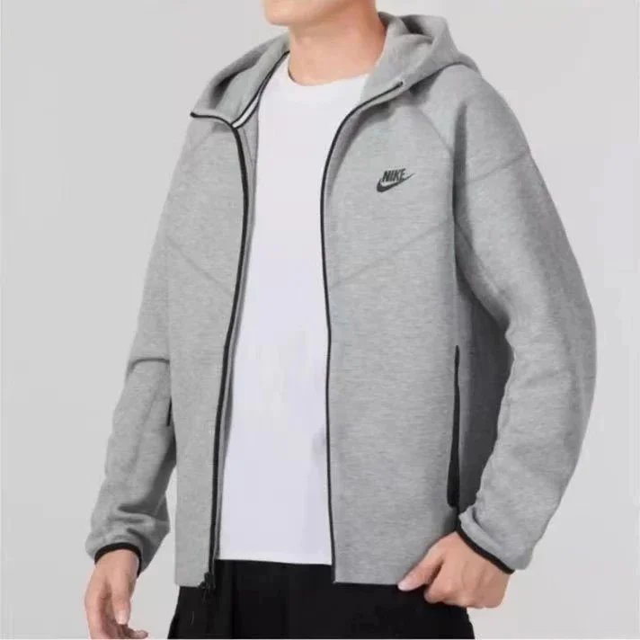 Nike Windrunner White Black Colorblock Hooded Puffer Jacket