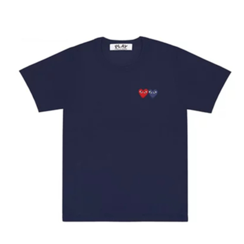 Comme des Garçons Comme des Garçons PLAY Navy Blue Heart Logo T-Shirt Navy