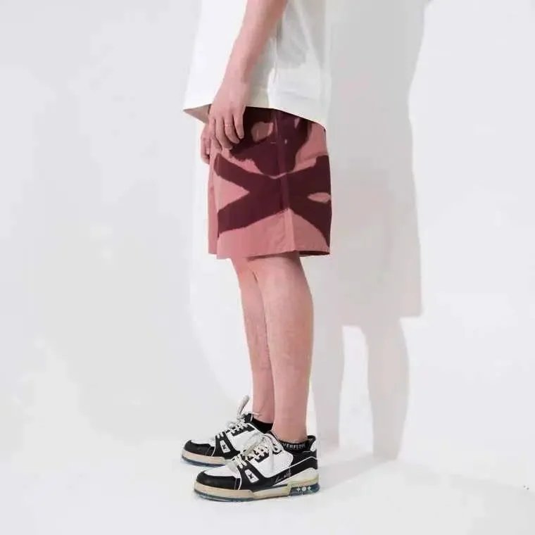 Cactus Jack Pink Abstract Print Casual Shorts