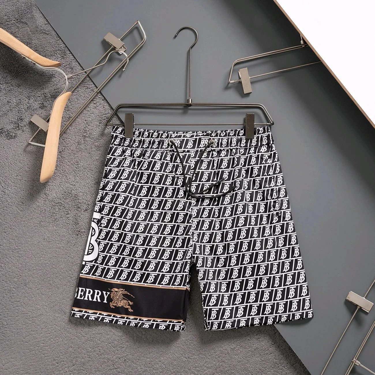 Burberry Shorts Logo-Print Drawstring image 10