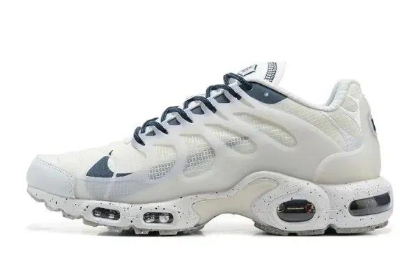 Nike Air Max Plus White Navy Speckled Sneakers - 1