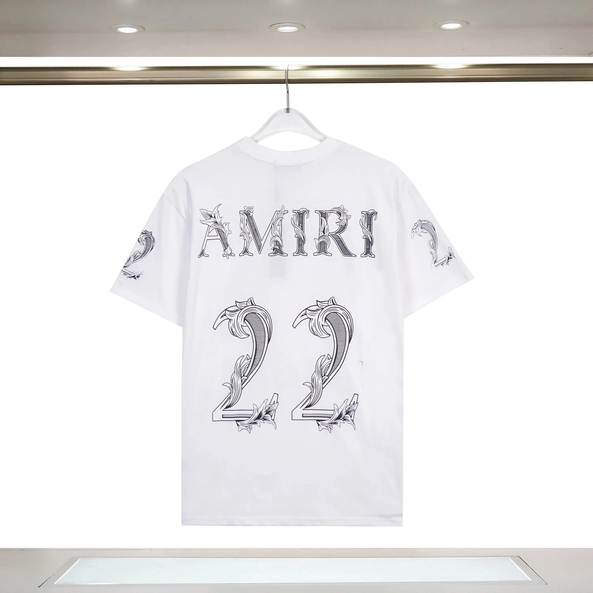 Amiri 22 Ornate Black Graphic T-Shirt